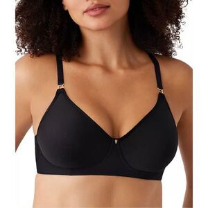 Wacoal NWT Simply Done Wirefree Contour Bra Black 36DDD